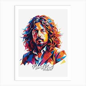 Led Zeppelin 05 Portrait Music Icon Style WPAP Pop Art Art Print