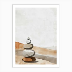 Balancing Stones 1 Art Print