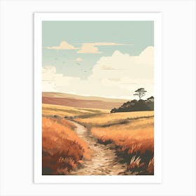 The South Tyne Trail England 4 Hiking Trail Landscape Art Print