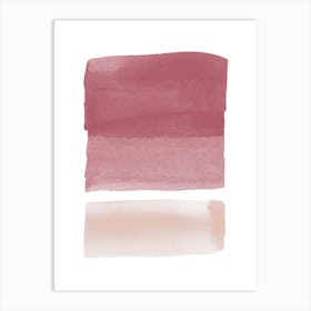 Abstract Rose Pink Art Print Art Print