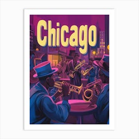 Chicago Jazz 2 Art Print