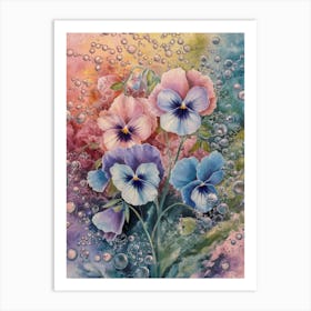 Pansies Art Print