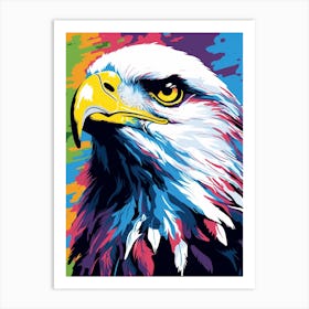 Andy Warhol Style Bird Eagle 3 Art Print