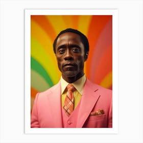 Man In A Pink Suit 1 Art Print