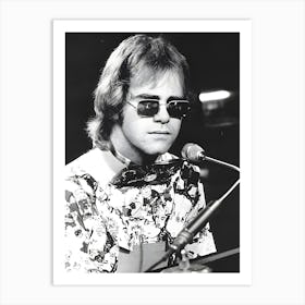 Elton John File Photos Art Print