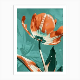 Abstract Tulip Art Print