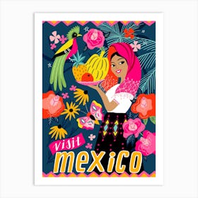 Visit Mexico Art Print