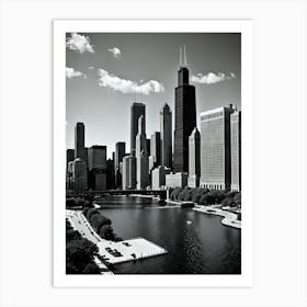 Chicago Skyline 2 Art Print