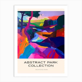 Abstract Park Collection Poster Richmond Park London 4 Art Print