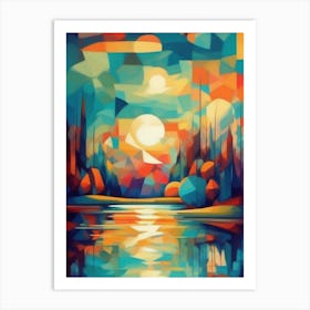 Abstract Landscape Painting 2 Art Print