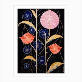 Moonflower 4 Hilma Af Klint Inspired Flower Illustration Art Print