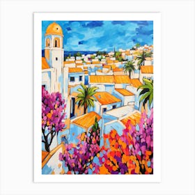 Sousse Tunisia 4 Fauvist Painting Art Print