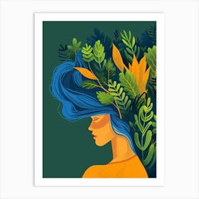 Portrait Of A Woman 447 Art Print