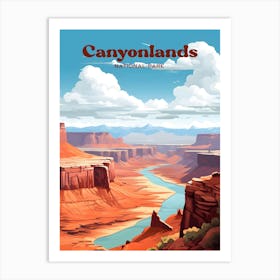 Canyonlands National Park Utah USA Adventure Travel Art Art Print