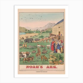 Noah's Ark Vintage Art Print