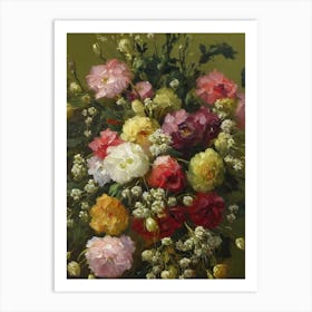 Lisianthus Painting 1 Flower Art Print