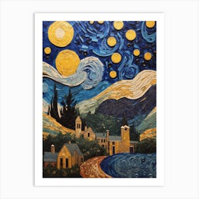 Starry Night 16 Art Print