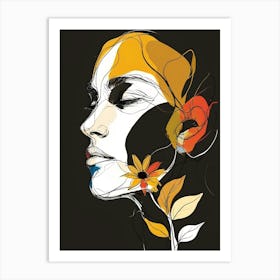 Portrait Of A Woman Art Print