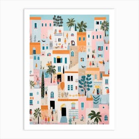 Tunis Tunisia 2 Illustration Art Print