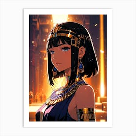 Cleopatra Portrait Artwork 8 Art Print