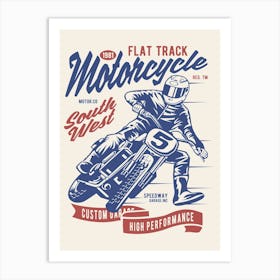 Flat Tracker 1 Art Print