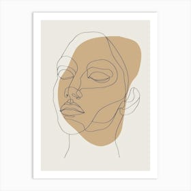 Woman'S Face 147 Art Print