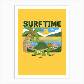 Surf Time Art Print