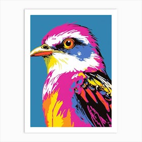 Andy Warhol Style Bird Cuckoo 3 Art Print