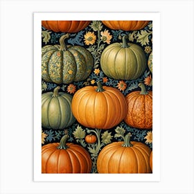 William Morris Pumpkins Art Print