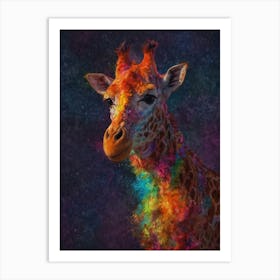 Giraffe Canvas Print 16 Art Print