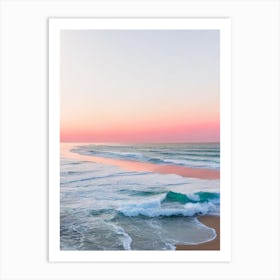 Four Mile Beach, Australia Pink Photography 2 Art Print