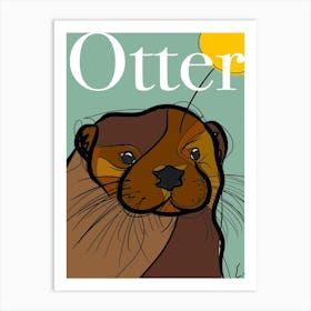 The Otter Art Print