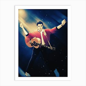 Superstar The Wonder Of Elvis Presley Art Print