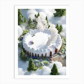 Igloo In The Clouds Art Print