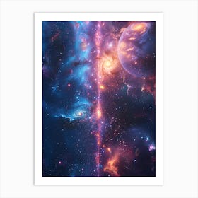 Space Galaxy Art Print