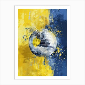 Disco Ball Canvas Print 3 Art Print