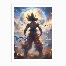 Super Saiyan Goku Dragon Ball Z Art Print