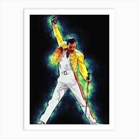 Spirit Of Freddie Mercury Art Print