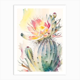 Chamaecereus Silvestrii Storybook Watercolours 2 Art Print