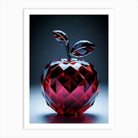 Apple Crystal Art Print