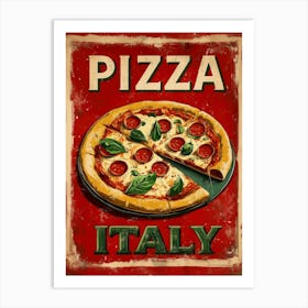 Pizza Italy Art Print