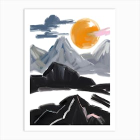 Landscape Painting 33 Art Print