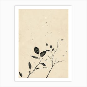 Hong Kong Flower Market Boho Minimalist Style Art Print