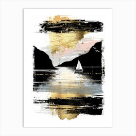 Sailboat In The Water Art Print