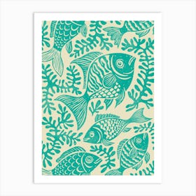 Kelpy Fish Art Print