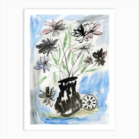 Flowers In A Vase Art Print