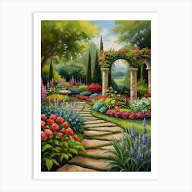 Garden Path Art Print