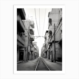 Tel Aviv, Israel, Photography In Black And White 1 Art Print