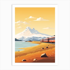 Iceland 6 Travel Illustration Art Print