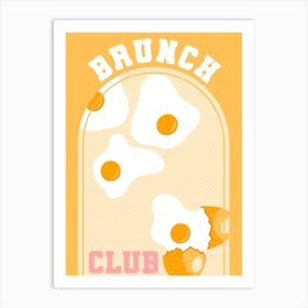 Egg Brunch Club Art Print